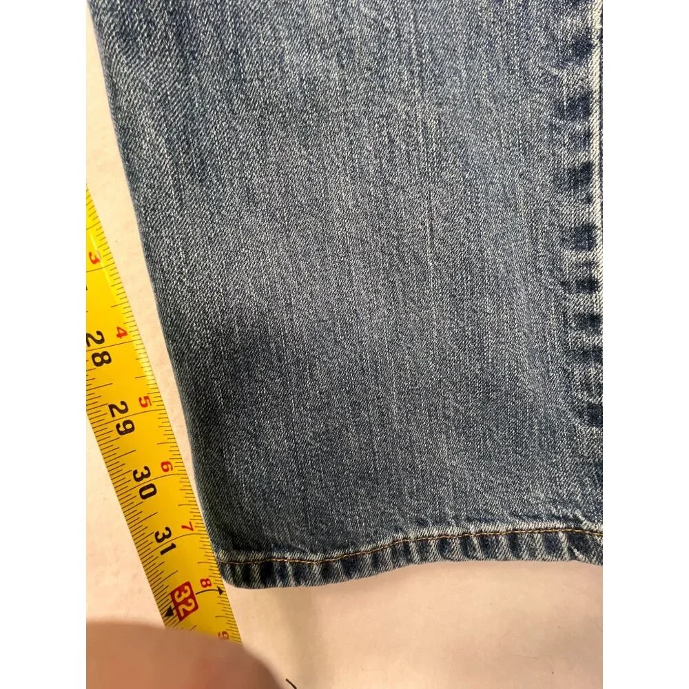 Carhartt Mens Blue Denim Straight Fit Jeans Relaxed Fit 34x34 Pants RN 14806 - Picture 15 of 15